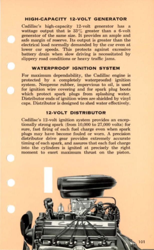1955 Cadillac Salesmans Data Book Page 49